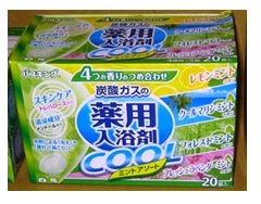 白元． 夏季限定超涼爽發泡入浴劑 (植物系)
