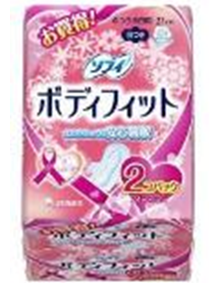 蘇菲棉質普通日用衛生巾（有翼） 21cm 24片X2包