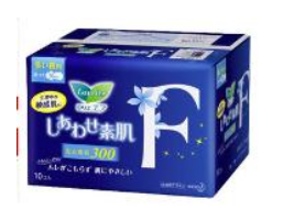 花王Laurier棉品質多夜用（有翼）衛生巾（生理期中的敏感肌適用）30cm 10片