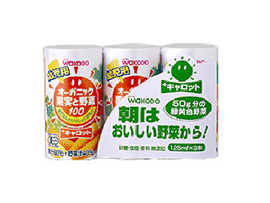 WAKODO 和光堂．KKY1嬰幼兒水果蔬菜胡蘿蔔汁