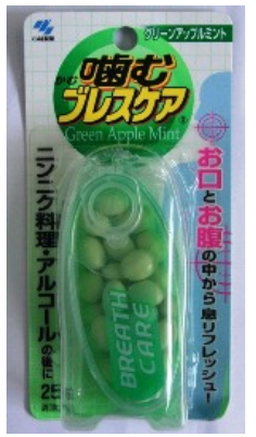 小林製藥株式會社．口氣清新錠 (青蘋果薄荷口味)