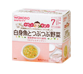 WAKODO 和光堂．DA21白身魚蔬菜泥
