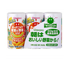 WAKODO 和光堂．KKY1嬰幼兒水果蔬菜胡蘿蔔汁