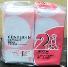 UNICHARM嬌聯．CENTER-IN 衛生護墊 (清香)