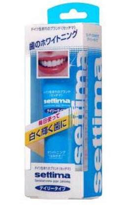 SUNSTAR三詩達．SETTIMA長效淨白牙膏