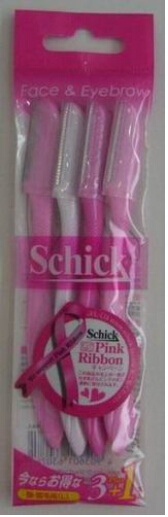 SCHICK舒適牌．L字除毛刀
