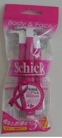 SCHICK舒適牌．T字除毛刀