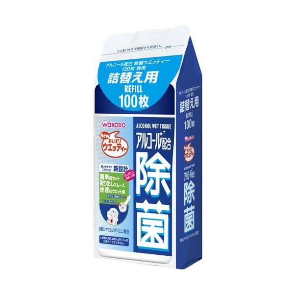 和光堂酒精成份的除菌濕紙巾（替換裝）