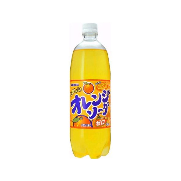 日本sangaria零卡路里橙汁汽水