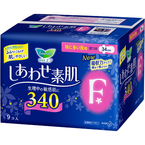 花王乐而雅超安心F系列夜用卫生巾