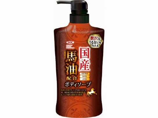 石鹸 渋穀油脂 SOC馬油沐浴露550ml