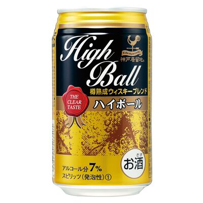 神户居留地High Ball苏打威士忌 350ml 酒精度7%