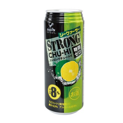 神户居留地STRONG CHU-HI桔子碳酸酒 500ml 零糖分 酒精度8%