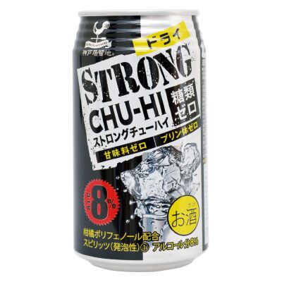 神户居留地STRONG CHU-HI辣酒 350ml 零糖分 酒精度8%