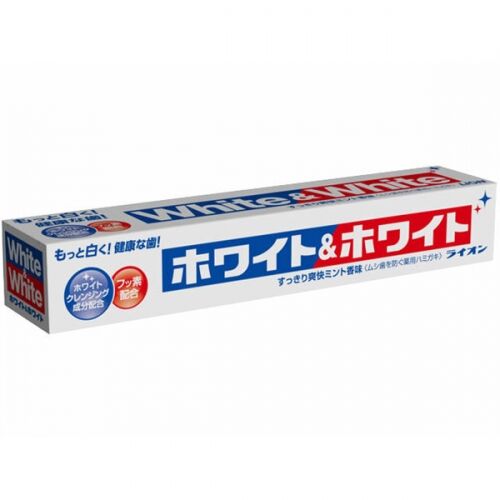 獅王含鈣美白健齒牙膏