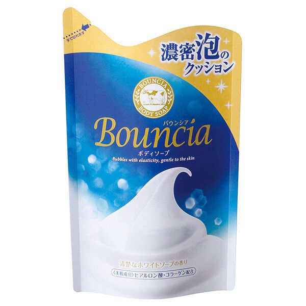 日本COW 牛乳石碱BOUNCIA濃密泡沫沐浴露 补充装430ml