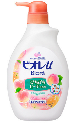 碧柔Biore桃子香沐浴露530ml