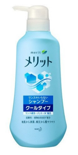 花王KAO Merit清爽薄荷洗護二合一480ml