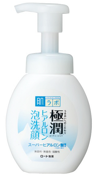 樂敦肌研極潤泡泡型玻尿酸保濕洗面奶160ml