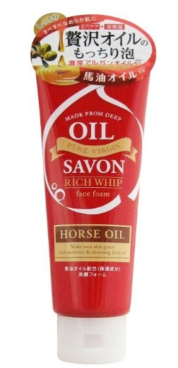 日本PURE VIRGIN高保濕馬油洗面奶150g