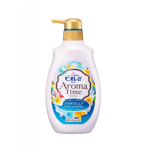 花王碧柔Aroma Time弱酸性天堂香薰花果滋润沐浴露500ml