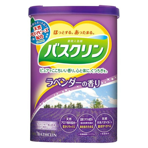 巴斯克林BATHCLIN舒暢保溫浴鹽600g（薰衣草香）
