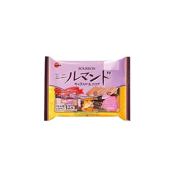 布爾本BOURBON千層酥脆餅乾卷（牛奶可可味）210g