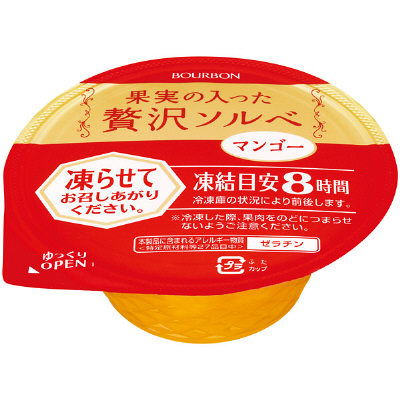 布爾本BOURBON果肉果子露冰激凌（芒果味）130g