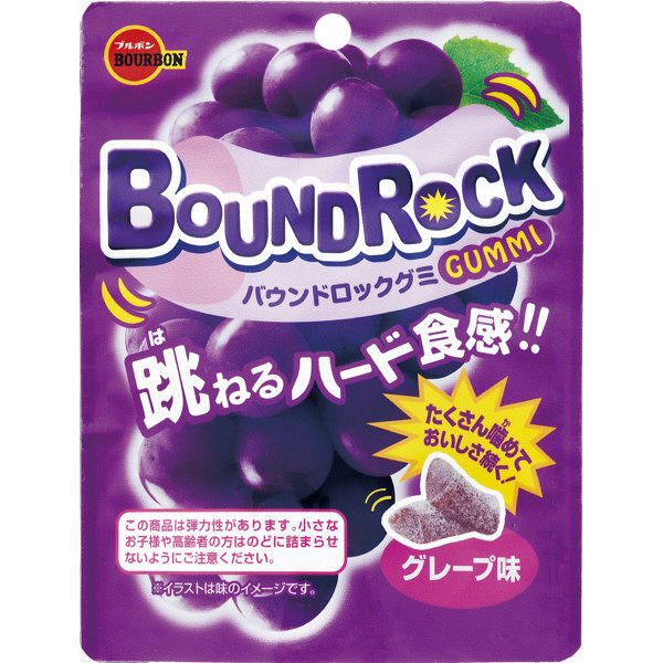 布爾本BOURBON果汁條形軟糖（葡萄味）40g