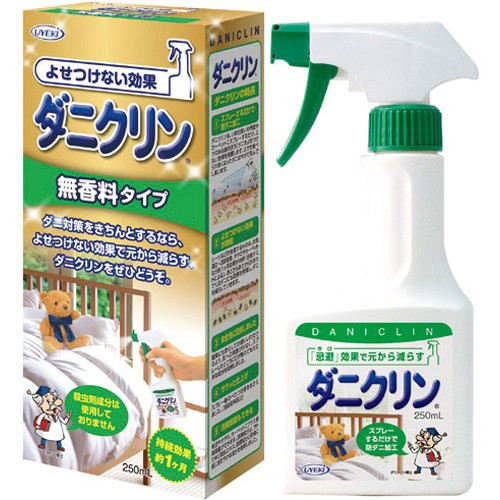 UYEKI除螨消臭除菌噴霧無香型（綠瓶）250ml