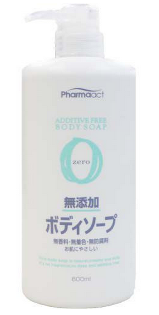 熊野pharmaact無添加沐浴露600ml