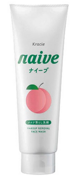 嘉娜寶naive桃葉精華保濕卸妝洗面奶200g
