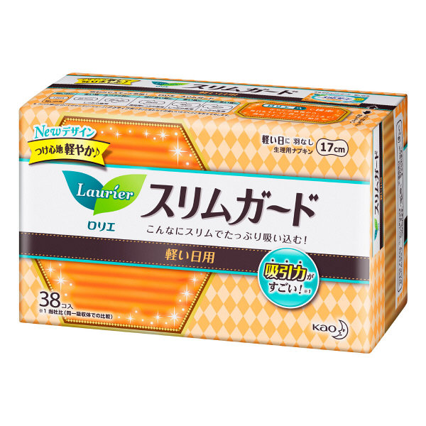 花王衛生巾有翼少量日用17cm 38p