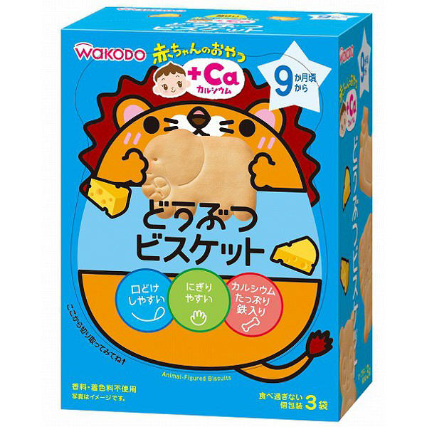 和光堂加鈣動物形狀餅乾AO12