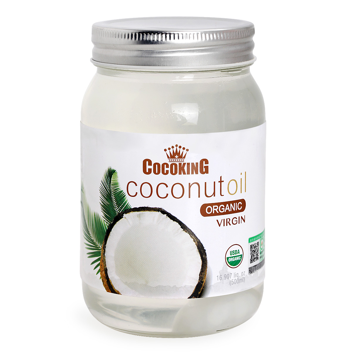 COCOKING 有機冷壓初榨椰子油500ml