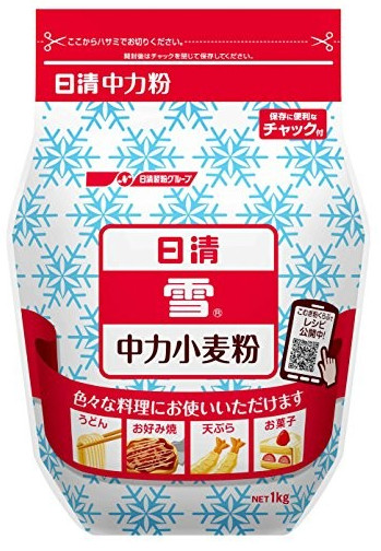 日清雪中力小麥粉（密封袋包裝）1kg