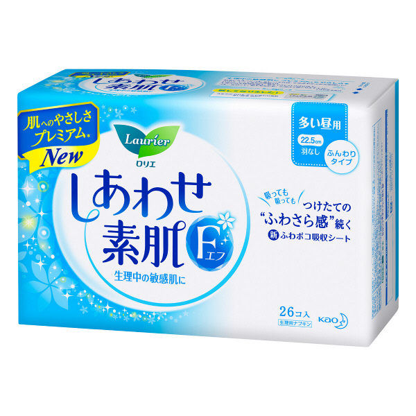 花王樂而雅F敏感肌量多日用無翼衛生巾瞬吸22.5cm 26p