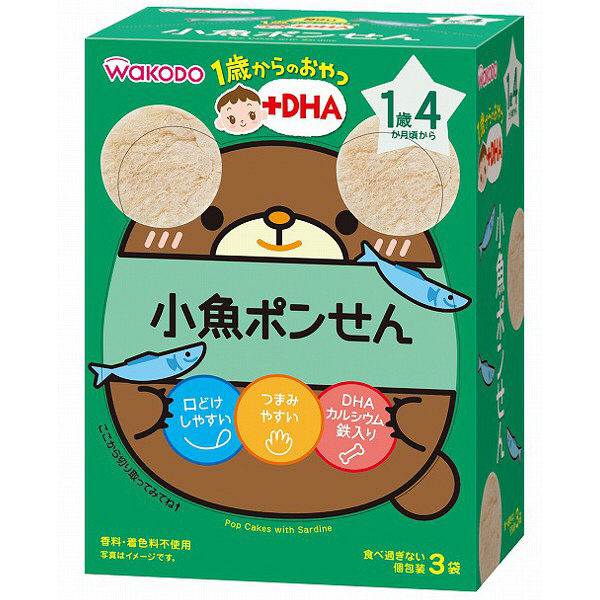 和光堂DHA小魚蛋糕IO9 3袋