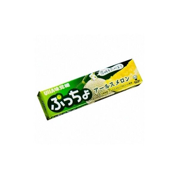 日本味覺糖悠哈UHA網紋蜜瓜夾心軟糖 10粒