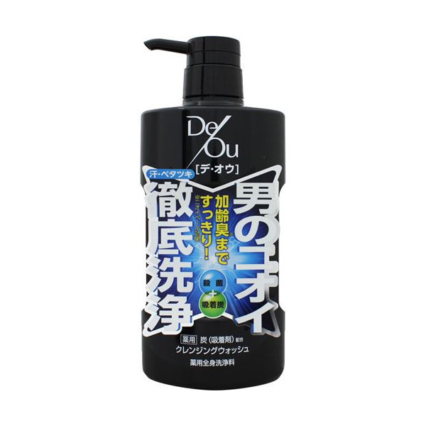 樂敦DeOu男士超徹底洗淨藥用沐浴露（柑橘香）520ml