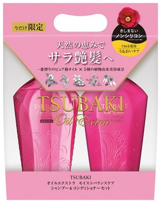資生堂TSUBAKI粉椿水漾平衡洗護套裝450ml+450ml