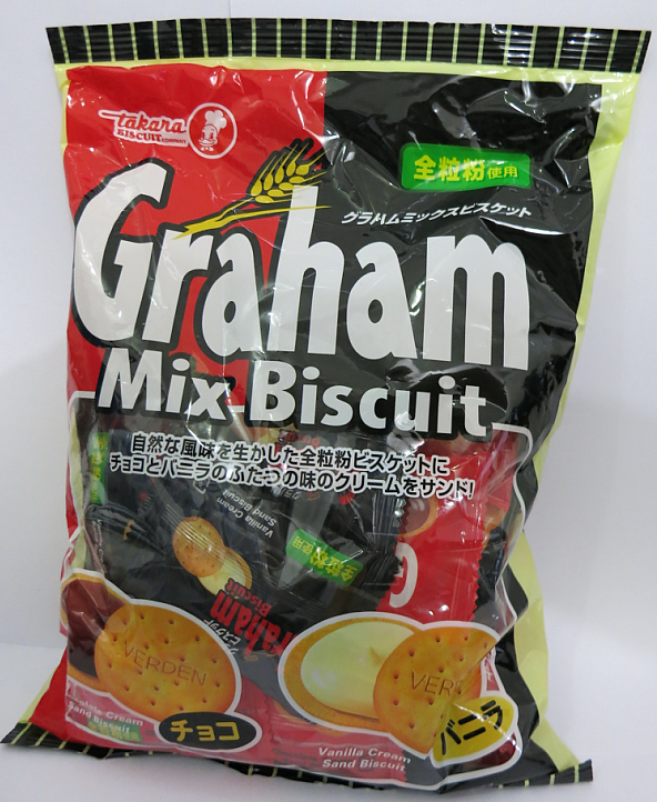 宝製菓Graham Mix Biscuit 格雷姆混合夾心餅乾300g（12小包）
