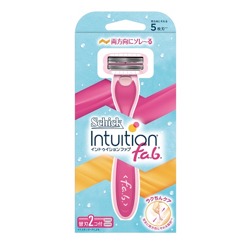 Schick Intuition 女士用雙向剃毛刀 5層刀片（帶兩個替換刀頭）