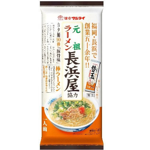 Marutai元祖長濱屋協力棒ラーメン 118g