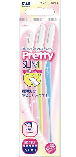貝印pretty SLIM修眉刀增量1支(共4支入)