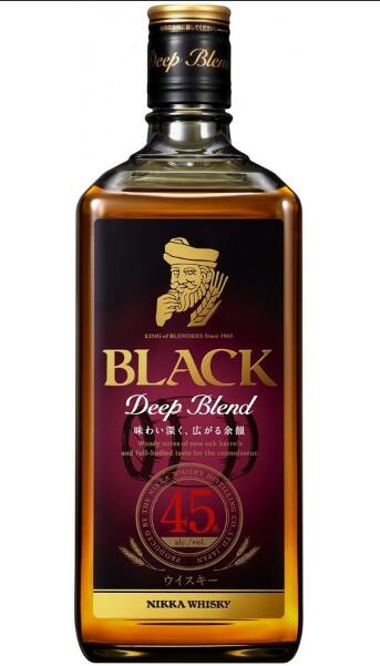 BLACK Nikka Deep Blend威士忌　45度 700ml 酒精度45%