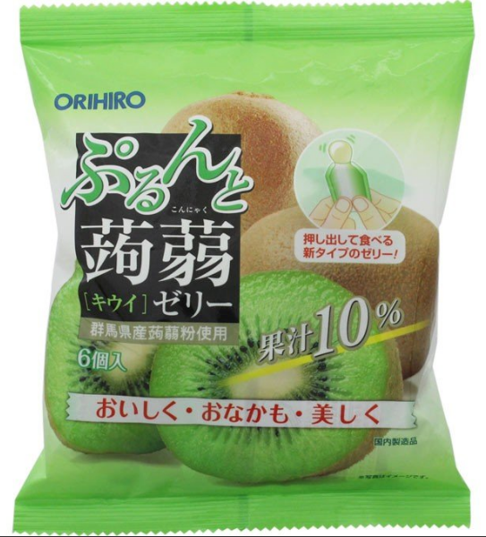 ORIHIRO立喜乐蒟蒻啫喱 奇异果味20g×6個