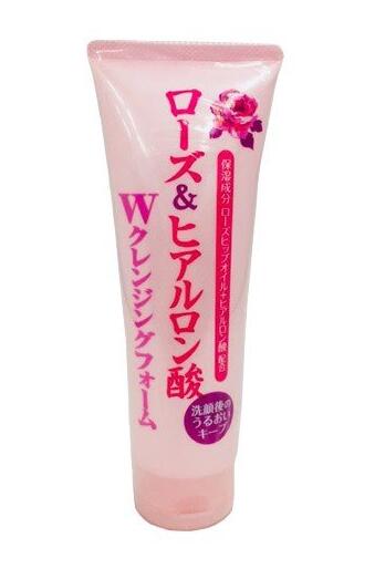 日本熊野玻尿酸玫瑰保濕洗面乳150g