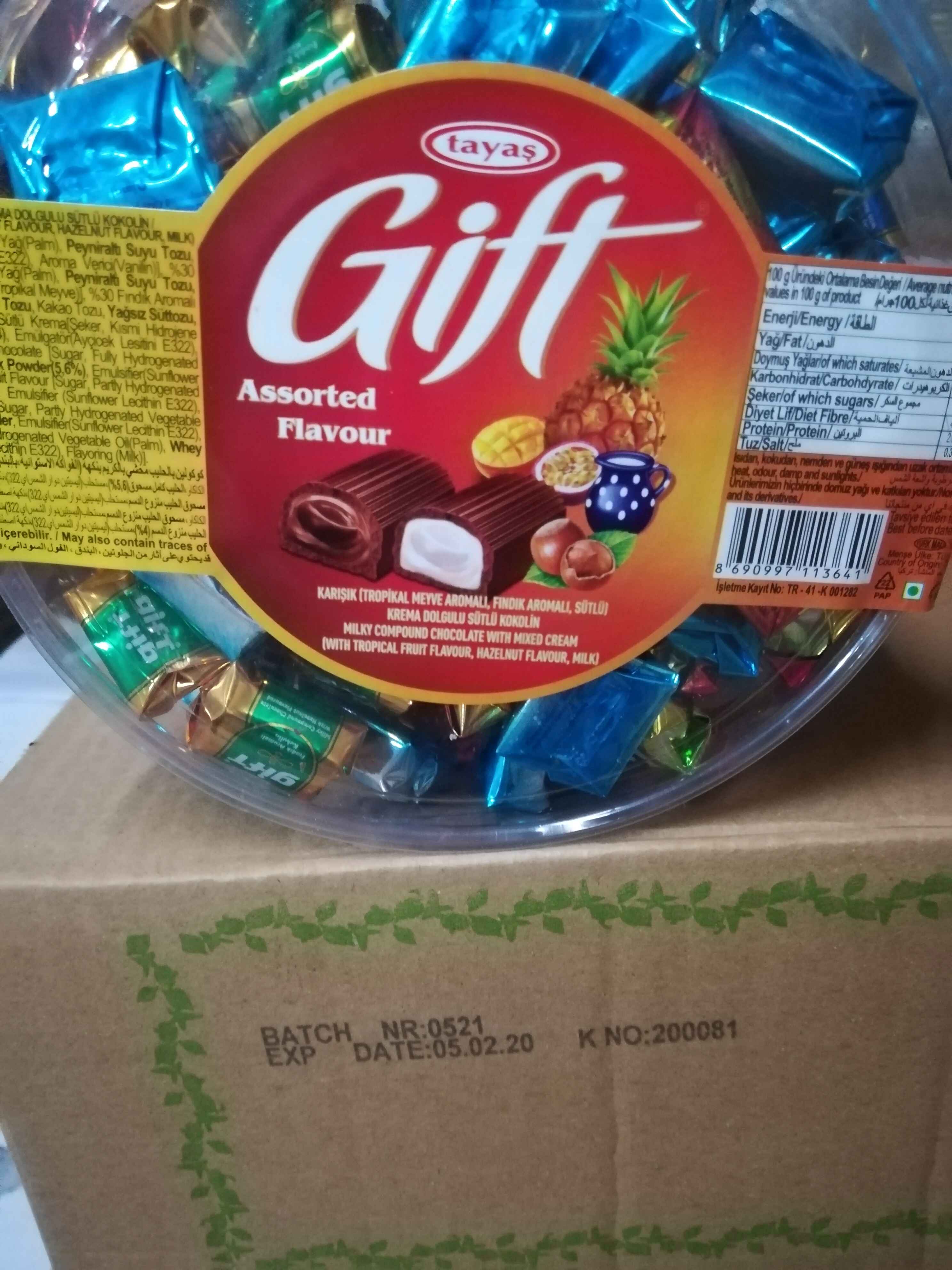Tayas Gift 什锦堅果朱古力 1kg