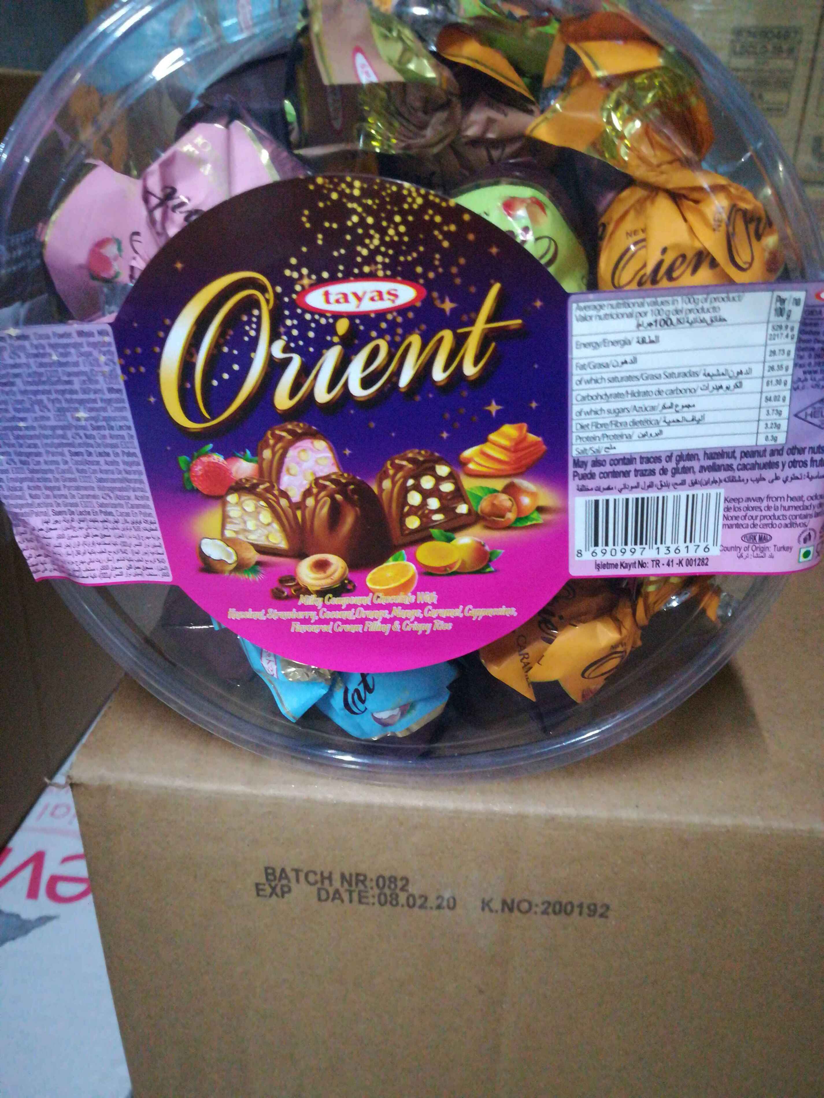 Tayas Orient 榛子什锦朱古力 1kg